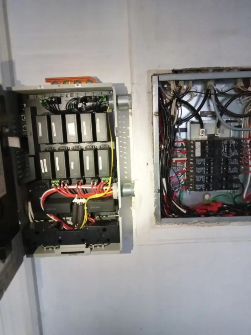 Electrical panel upgrade completed for Indoor Lighting Installation in West Puente Valley